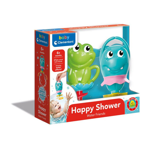 Clementoni Baby Badespielzeug ,,Meine ersten Badefreunde" 2-teilig Frosch Badetier CL1744x4