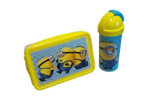 Set Trinkflasche und Brotdose ,,Minions"
