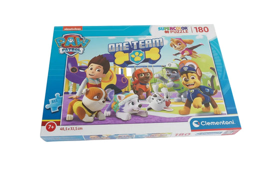 Paw Patrol Clementoni Supercolor Puzzle 180 Teile Alter 7 Jahre 48,5 cm x 33,5 cm